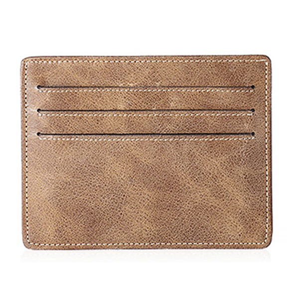 Slim Design Travel Leather Cad Holder Wallet for Men and Women 