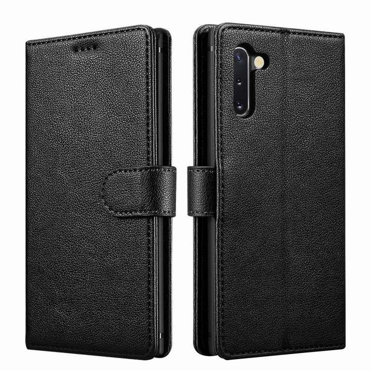 Leather Protective Flip Folio Cover with Kickstand and Card Holders for Samsung Galaxy Note 10