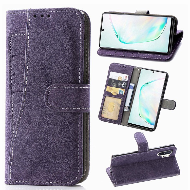 pu Leather Flip Phone Cases with Removable Card Holder for Samsung Galaxy Note 10
